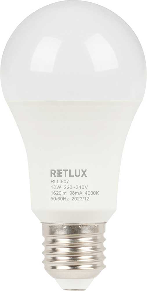 Retlux A60 E27 bulb 12W CW D-RLL 607 A60 E27 bulb 12W CW D