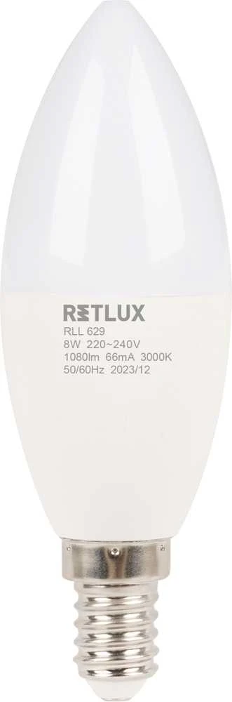 Retlux C37 E14 candle 8W WW D-RLL 629 C37 E14 candle 8W WW D