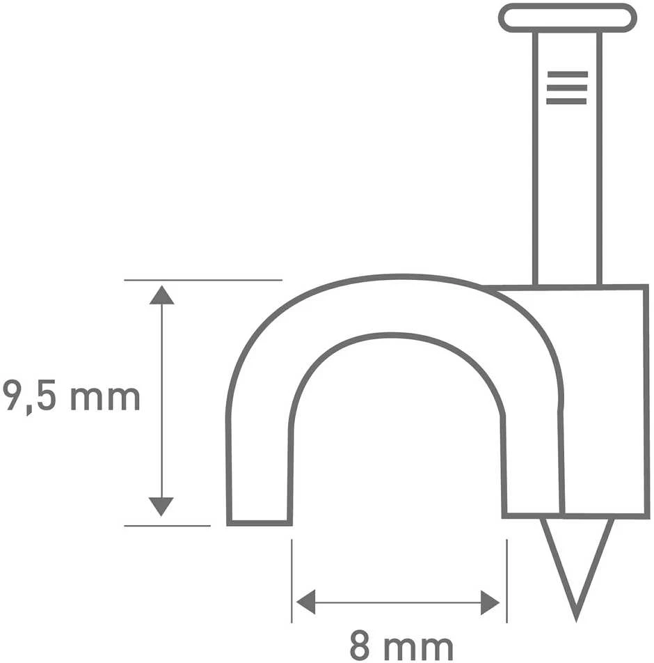 RCC 8 cable clamp 8mm 30pcs RETLUX