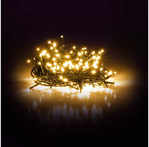 Kalėdinės lemputės Retlux 200 LED šiltai baltos spalvos