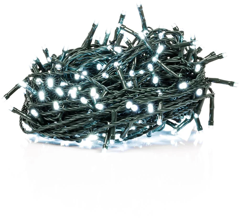 Kalėdų žiburiai Retlux 300 LED balta šalta