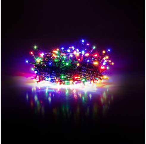 Kalėdų žiburiai Retlux 300 LED spalvos