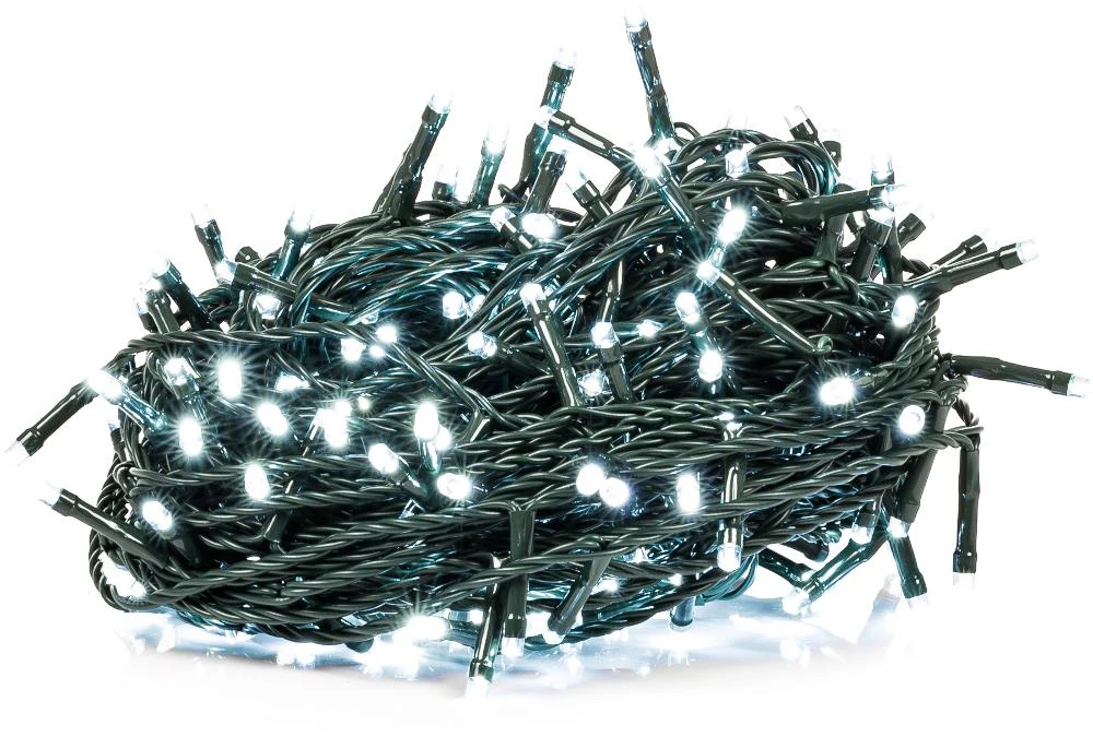 Kalėdų žiburiai Retlux 500 LED balta šalta