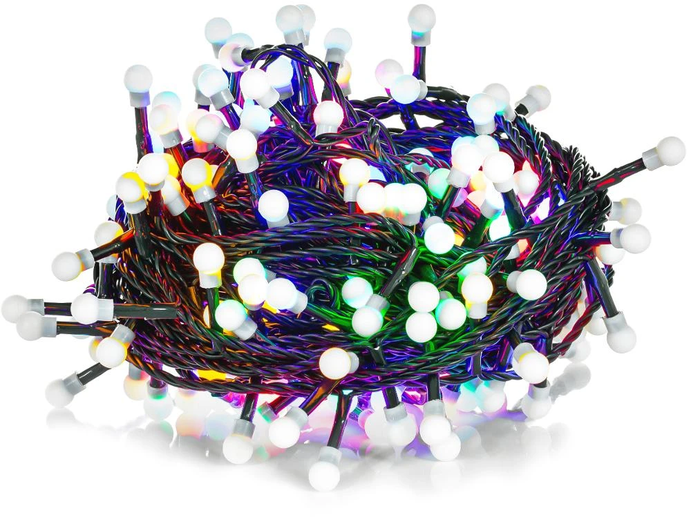 Kalėdų žiburiai Retlux 200 LED spalvos