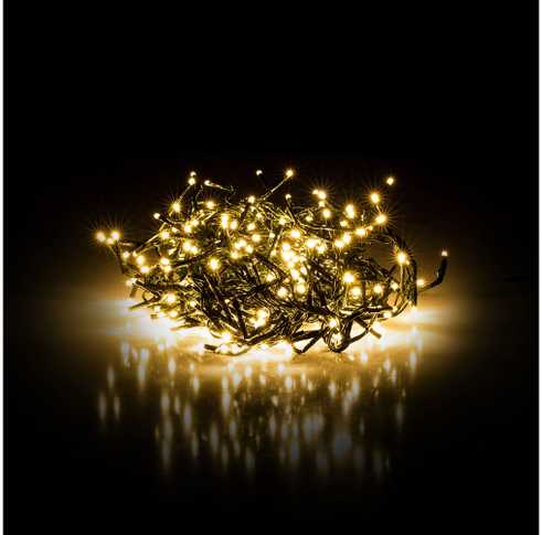 Kalėdų žiburiai Retlux 600 LED balta, šilta