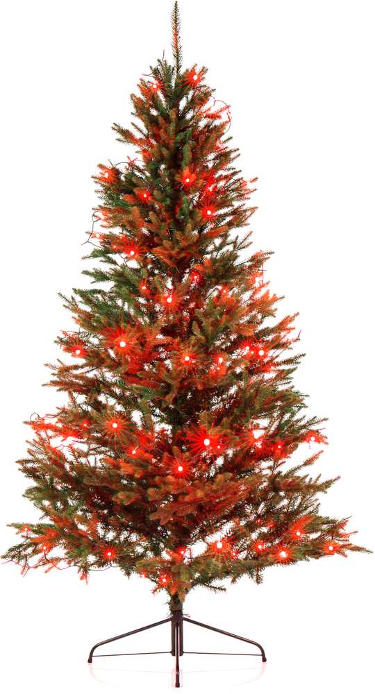 Kalėdų eglutės šviestuvai Retlux 150 LED raudoni