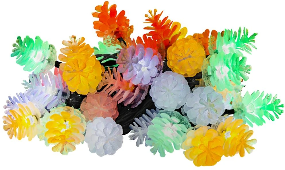 Lempučių girlianda Retlux 40 LED, įvairiaspalvės