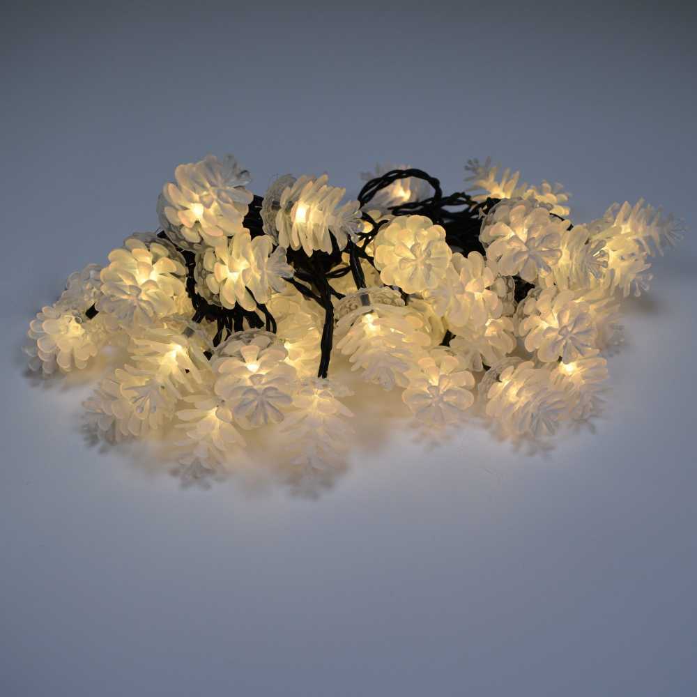 Retlux 40 LED balta šiltos eglutės lemputės