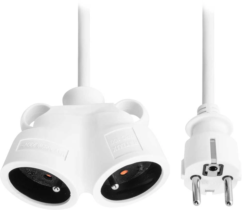 RPC 100 2m/3x1,5/16A doublesocket Retlux