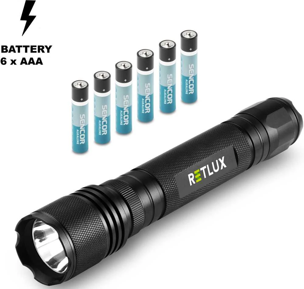 RPL 112 Žibintuvėlis 5W 6XAAA ALU RETLUX