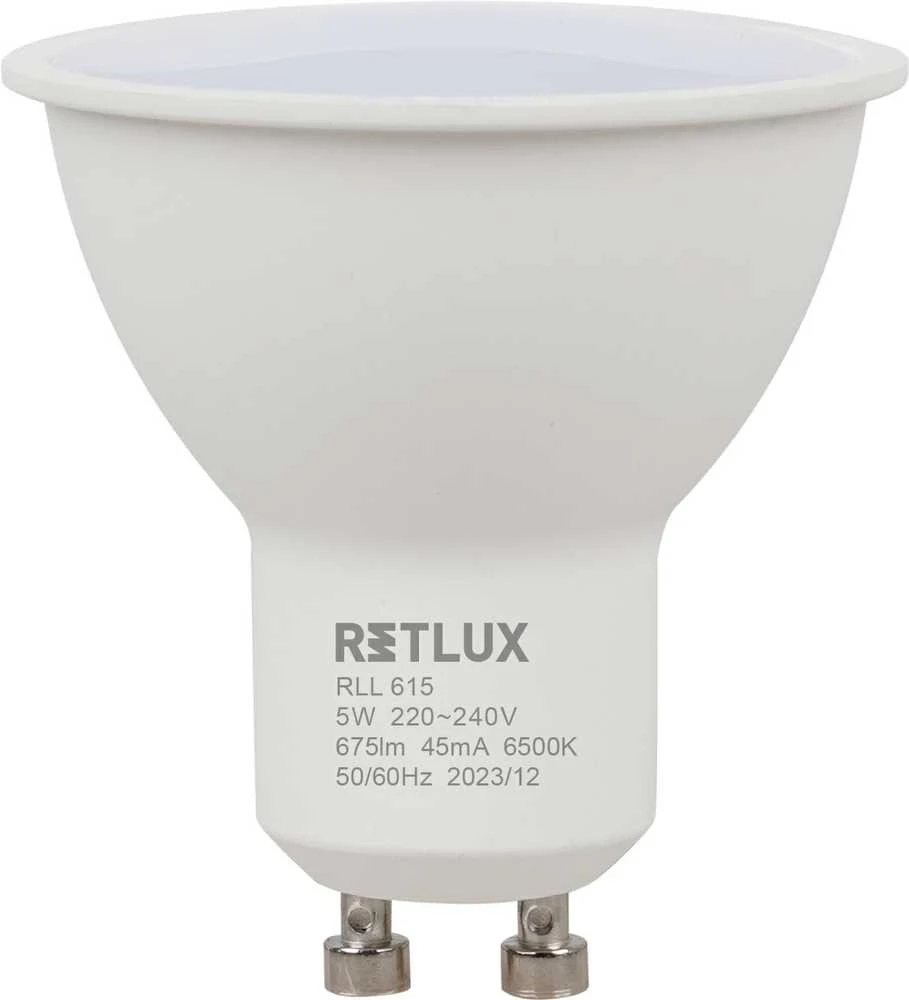 Retlux GU10 bulb 5W DL D-RLL 615 GU10 bulb 5W DL D