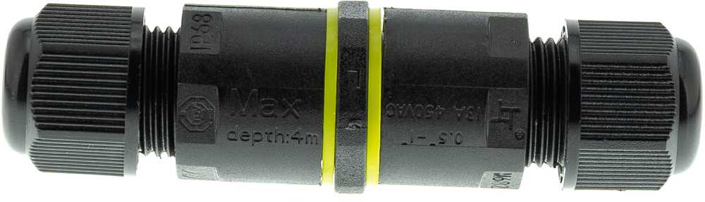 RSL 249 cable conn. IP68 plastikas RETLUX