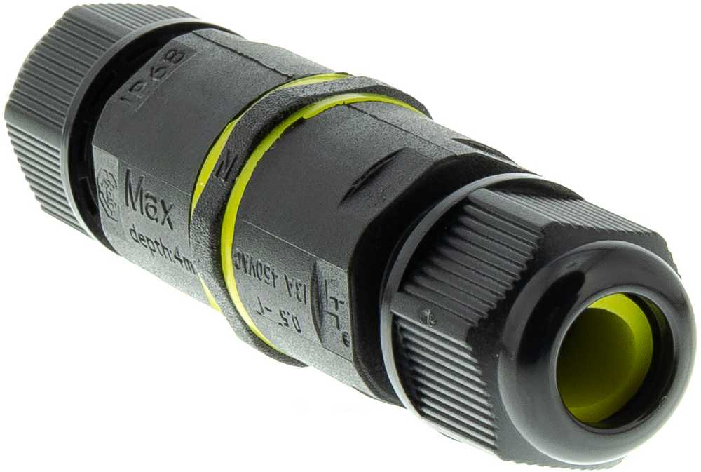 RSL 249 cable conn. IP68 plastikas RETLUX