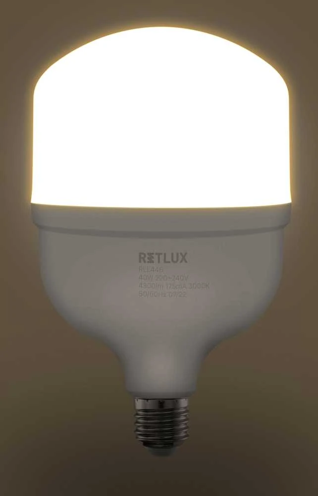 RLL 446 T120 E27 lemputė 40W WW RETLUX