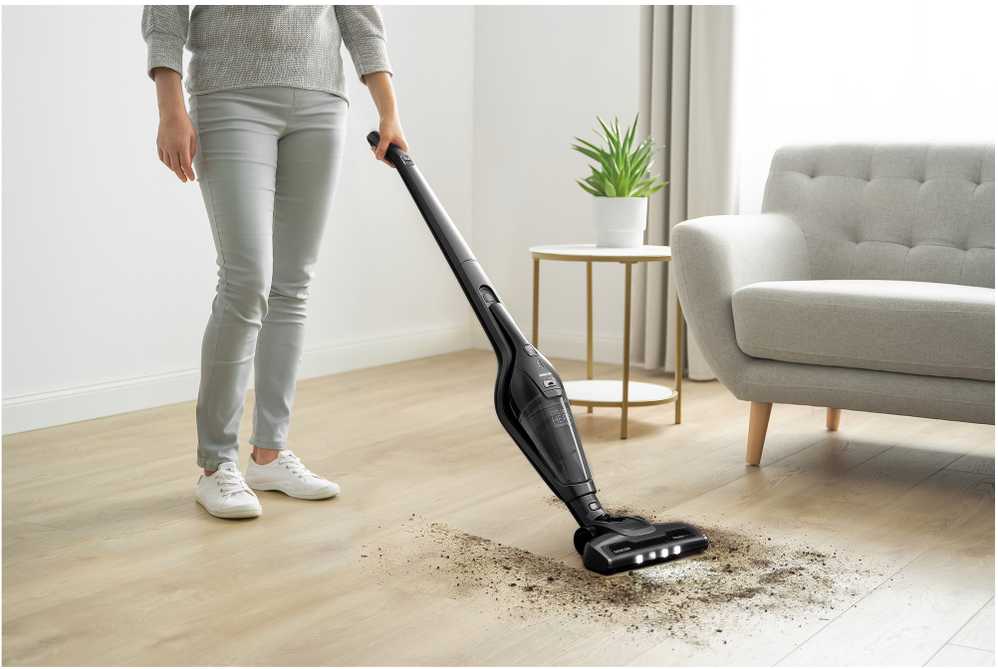 Sencor SVC 0608BK 3 viename belaidis vertikalus dulkių siurblys