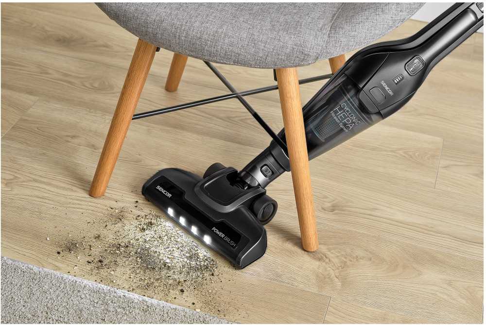 Sencor SVC 0608BK 3 viename belaidis vertikalus dulkių siurblys