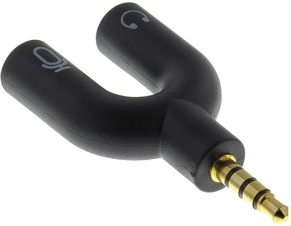 SENCOR audio adapteris 3,5mm 4P su ženklinimu