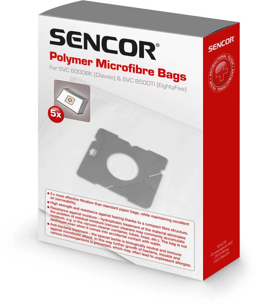 Sencor SVC 6000 BK/8500 TI