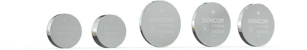 Sencor vienkartinės sidabrinės baterijos SR621SW, 1 vnt. pakuotė