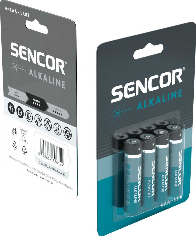 SBA LR03 4BP AAA Alk SENCOR