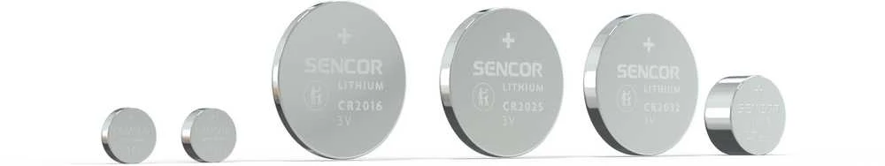 Sencor vienkartinės sidabrinės baterijos SR626SW, 1 vnt. pakuotė