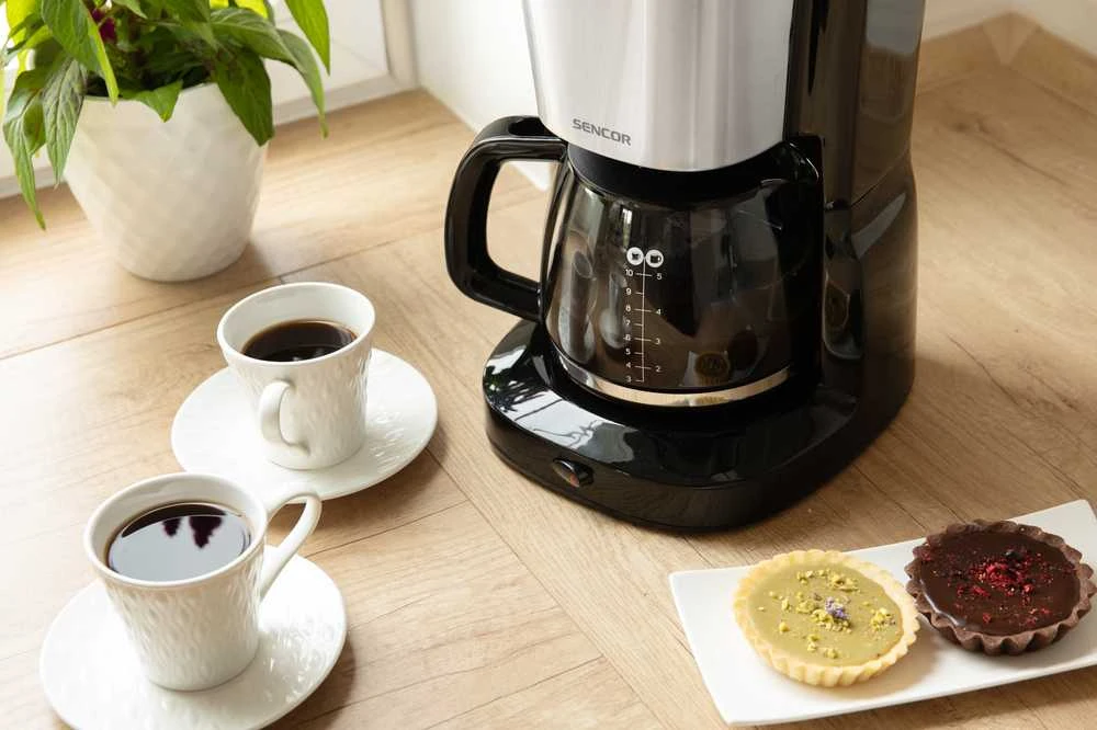 Kavos aparatas SENCOR Coffe Maker, 1000W, 1.25l, 10-12 puodelių