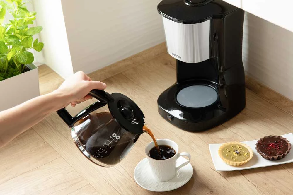 Kavos aparatas SENCOR Coffe Maker, 1000W, 1.25l, 10-12 puodelių
