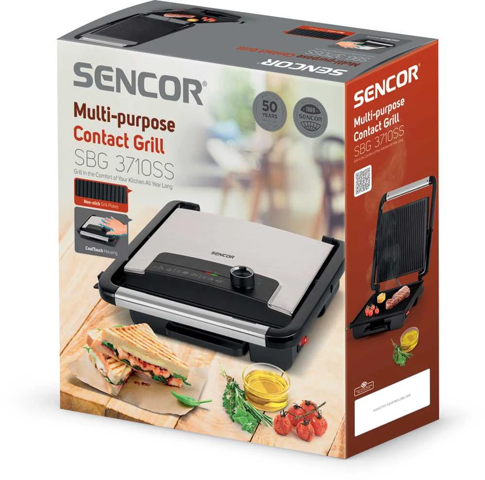 Sencor elektrinis grilis SBG3710SS, 2000W