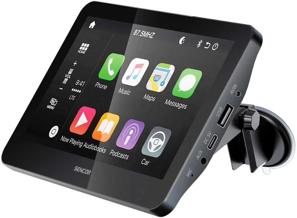 Sencor SCT M750BWT automagnetola su jutikliniu ekranu