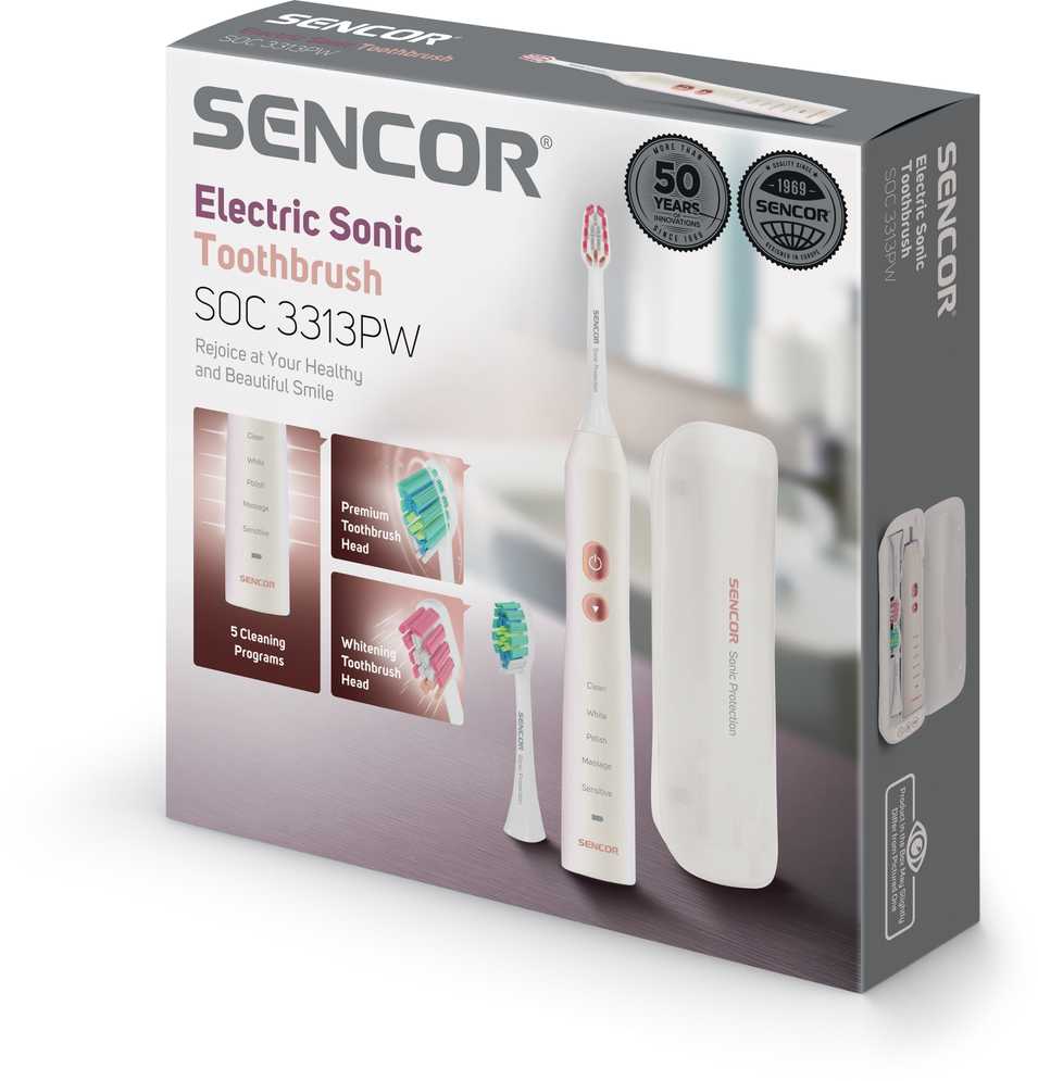 Sencor Sonic toothbrush SOC 3313PW dantų šepetėlis