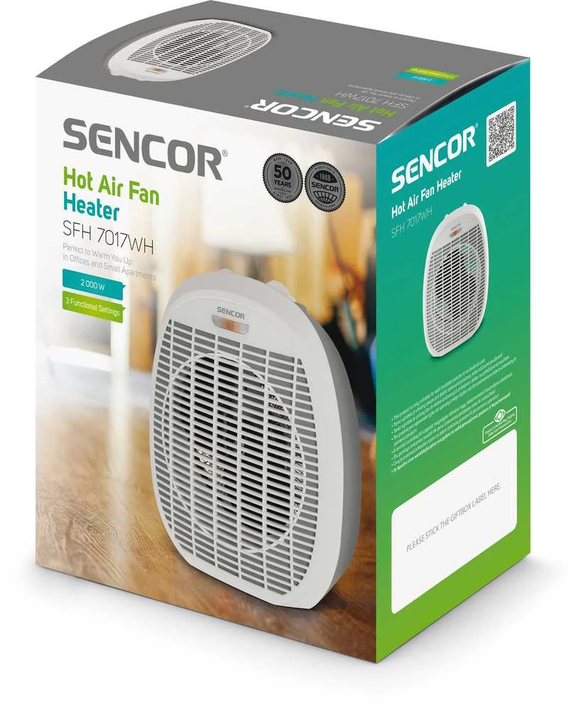 Sencor SFH 7017WH šildytuvas-ventiliatorius