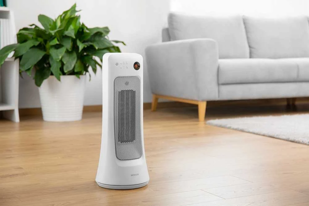 Sencor Keraminis šildytuvas SFH 8019WH Galia 1200W / 2000W, nuotolinio valdymo pultas