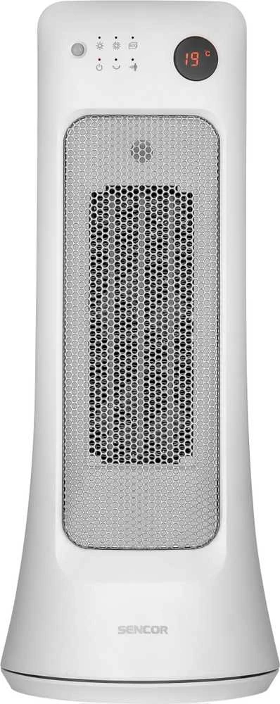Sencor Keraminis šildytuvas SFH 8019WH Galia 1200W / 2000W, nuotolinio valdymo pultas