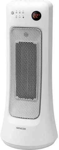 Sencor Keraminis šildytuvas SFH 8019WH Galia 1200W / 2000W, nuotolinio valdymo pultas