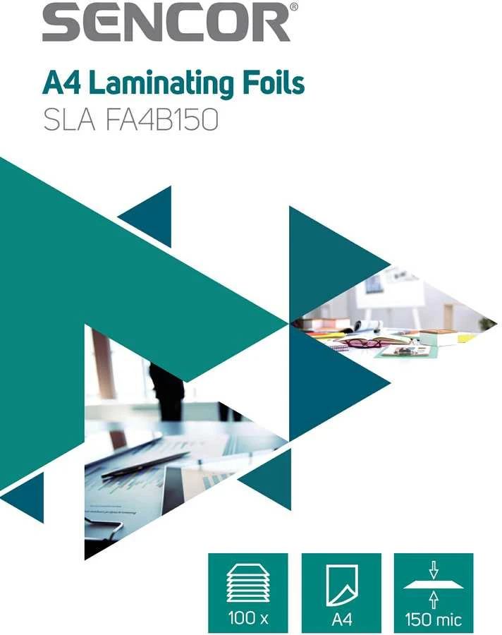 Sencor laminavimo folija A4 100 vnt (SLA FA4B150)