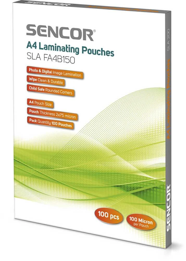 Sencor laminavimo folija A4 100 vnt (SLA FA4B150)