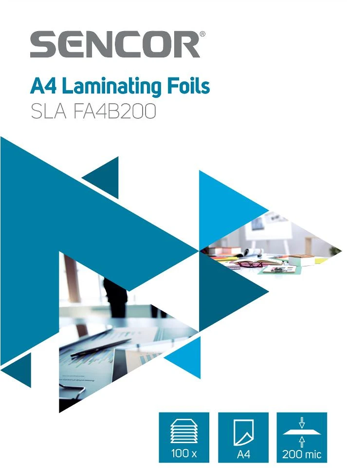 Sencor SLA FA4B200 Laminavimo folija A4 200mic 100vnt
