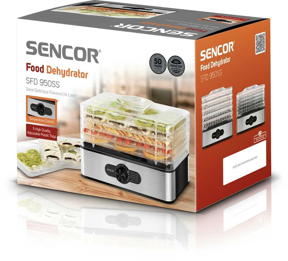 Sencor elektrinė maisto džiovyklė SFD950SS