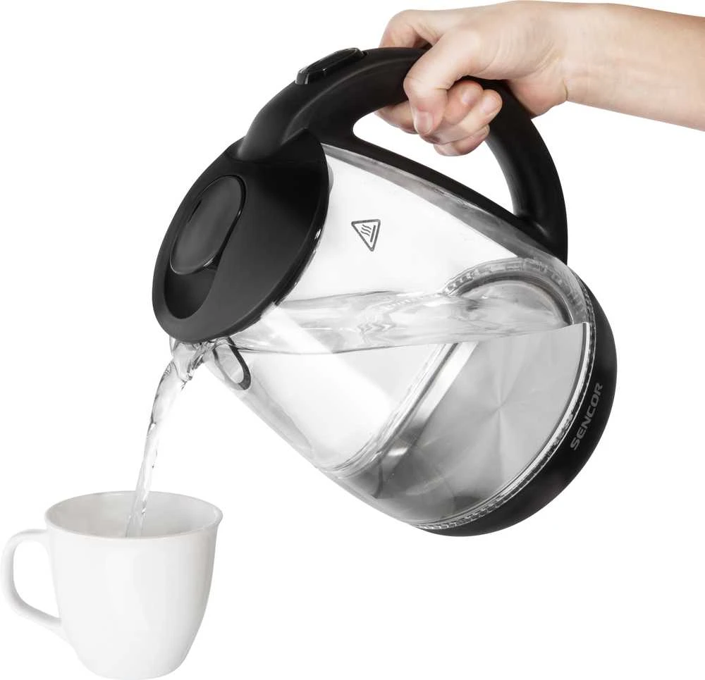 Sencor elektrinis stiklinis virdulys, stiklinis 1.7L 2200W, SWK 1785BK
