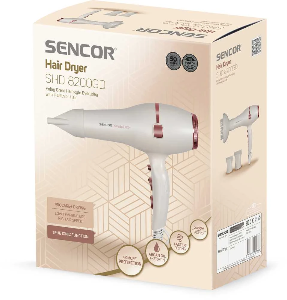 Plaukų džiovintuvas Sencor SHD 8200GD