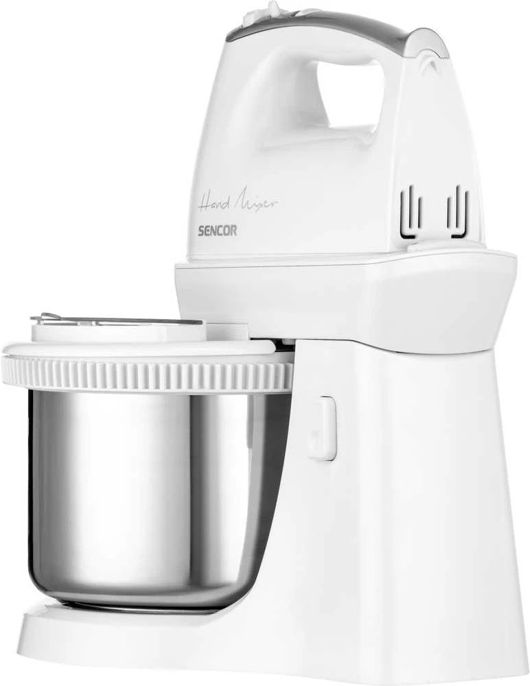 Plakiklis Sencor elektrinis mikseris su besisukančiu dubeniu 2,5L 500W, SHM6206SS