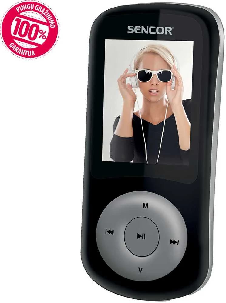 MP3/MP4 grotuvas Sencor SFP5870BS. Juodas