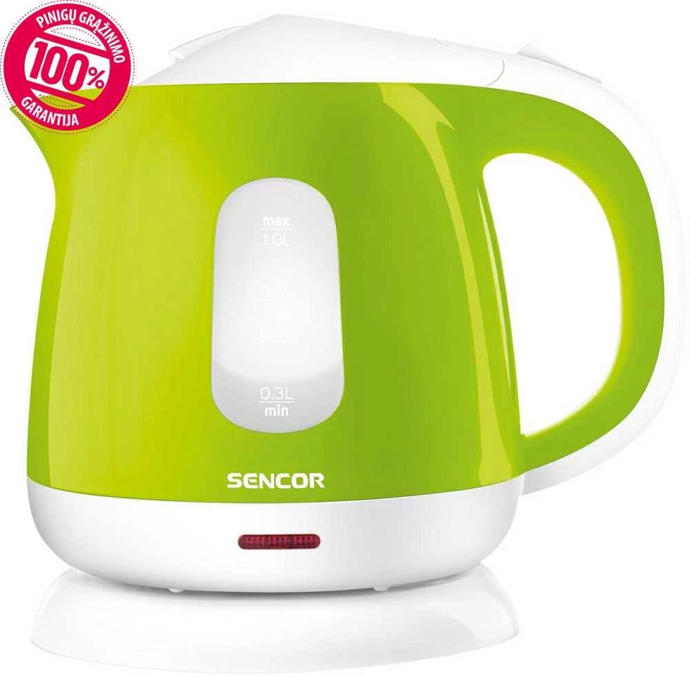Elektrinis virdulys 1.0L Sencor žalias SWK1011GR