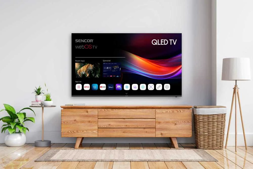 Televizorius Sencor SLE 65Q870TCSB QLED 65'' 4K Ultra HD WebOS