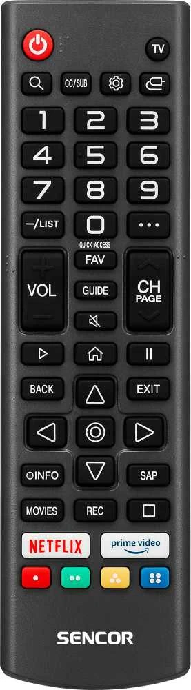 Televizorius Sencor SLE 65Q870TCSB QLED 65'' 4K Ultra HD WebOS