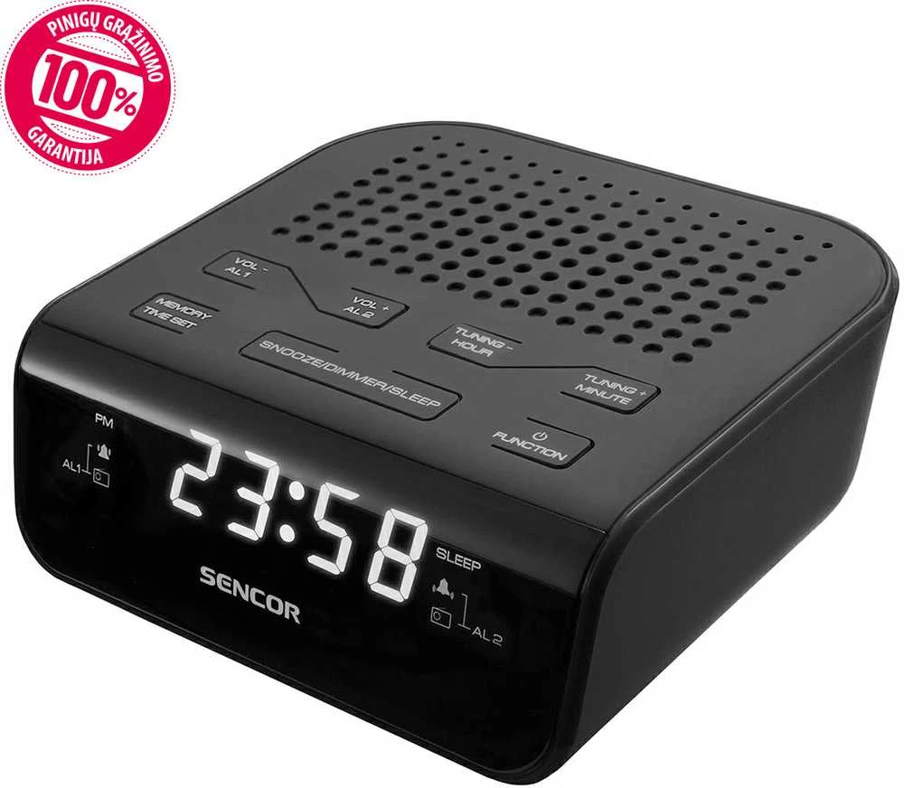 Radijo žadintuvas Sencor SRC 136 B