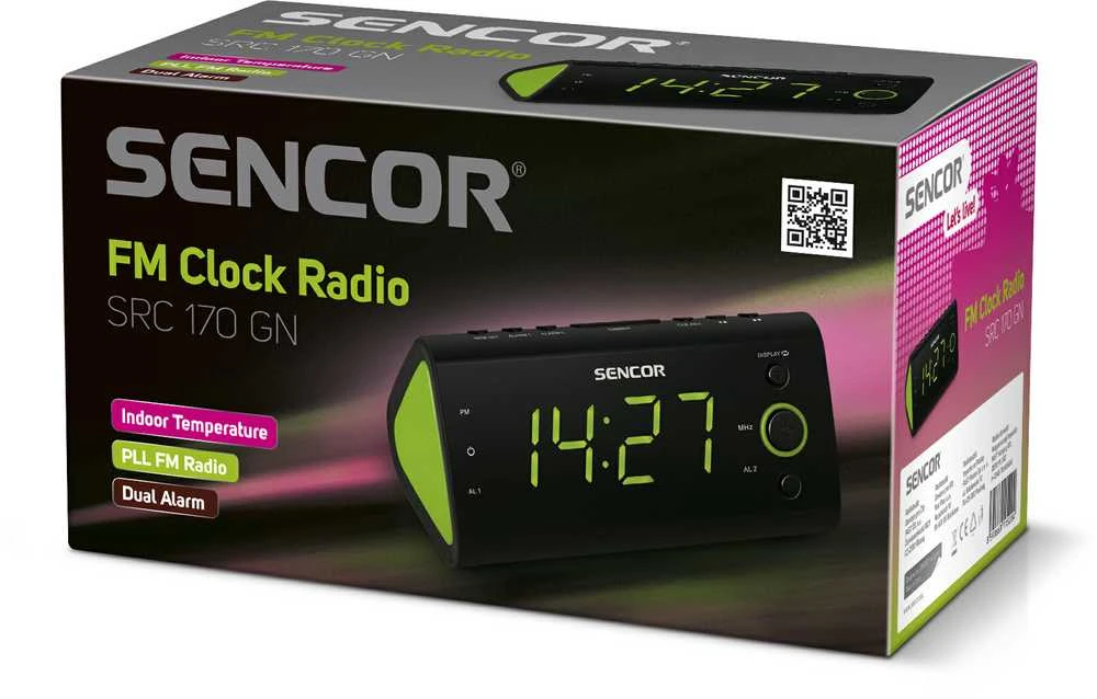 Radijo žadintuvas Sencor SRC 170 GN