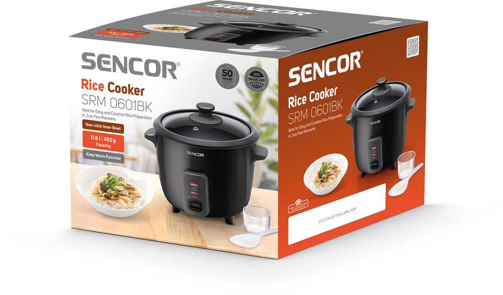 Puodas Sencor SRM 0601,  0,6 L, juodos spalvos