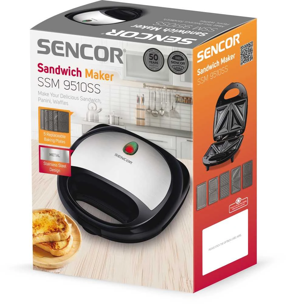 Sumuštinių keptuvas Skrudintuvas Sencor SSM 9510SS