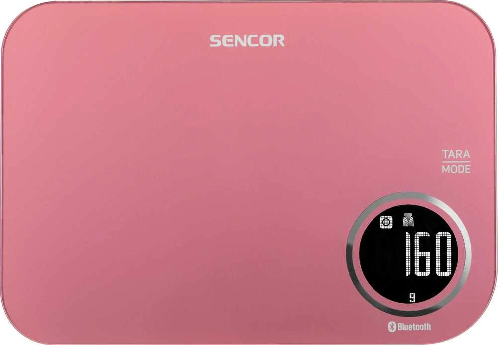 Virtuvinės svarstyklės Sencor SKS 7074RD su Bluetooth